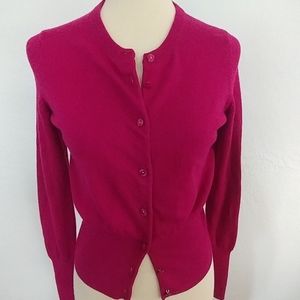 Moda International Cashmere/Silk Pink Cardigan S